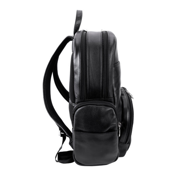 Black Leather Business Bag - Cumberland