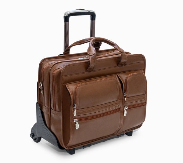 McKlein Clinton - 17” Detachable-Wheeled Laptop Bag