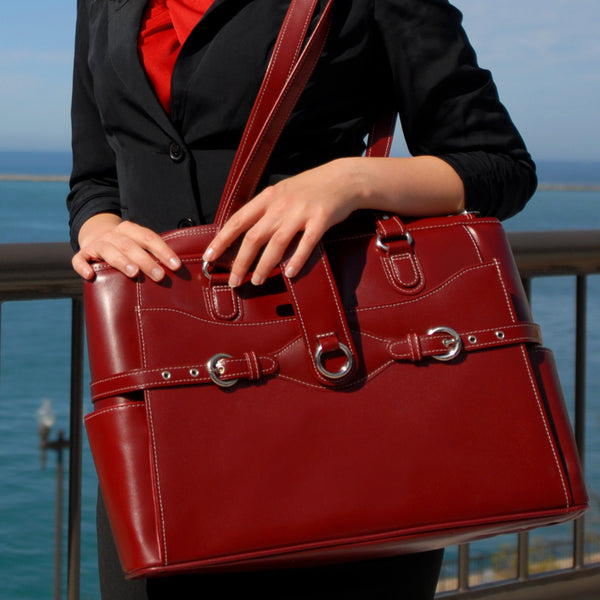 WILLOW SPRINGS | 15” Leather Laptop Briefcase