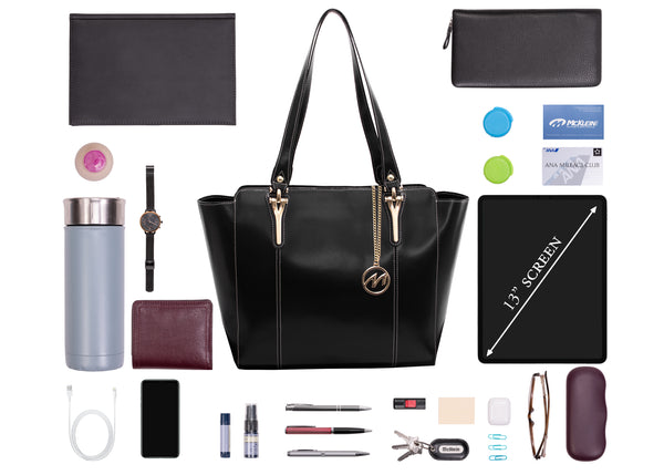 ALICIA | Leather Tablet Tote