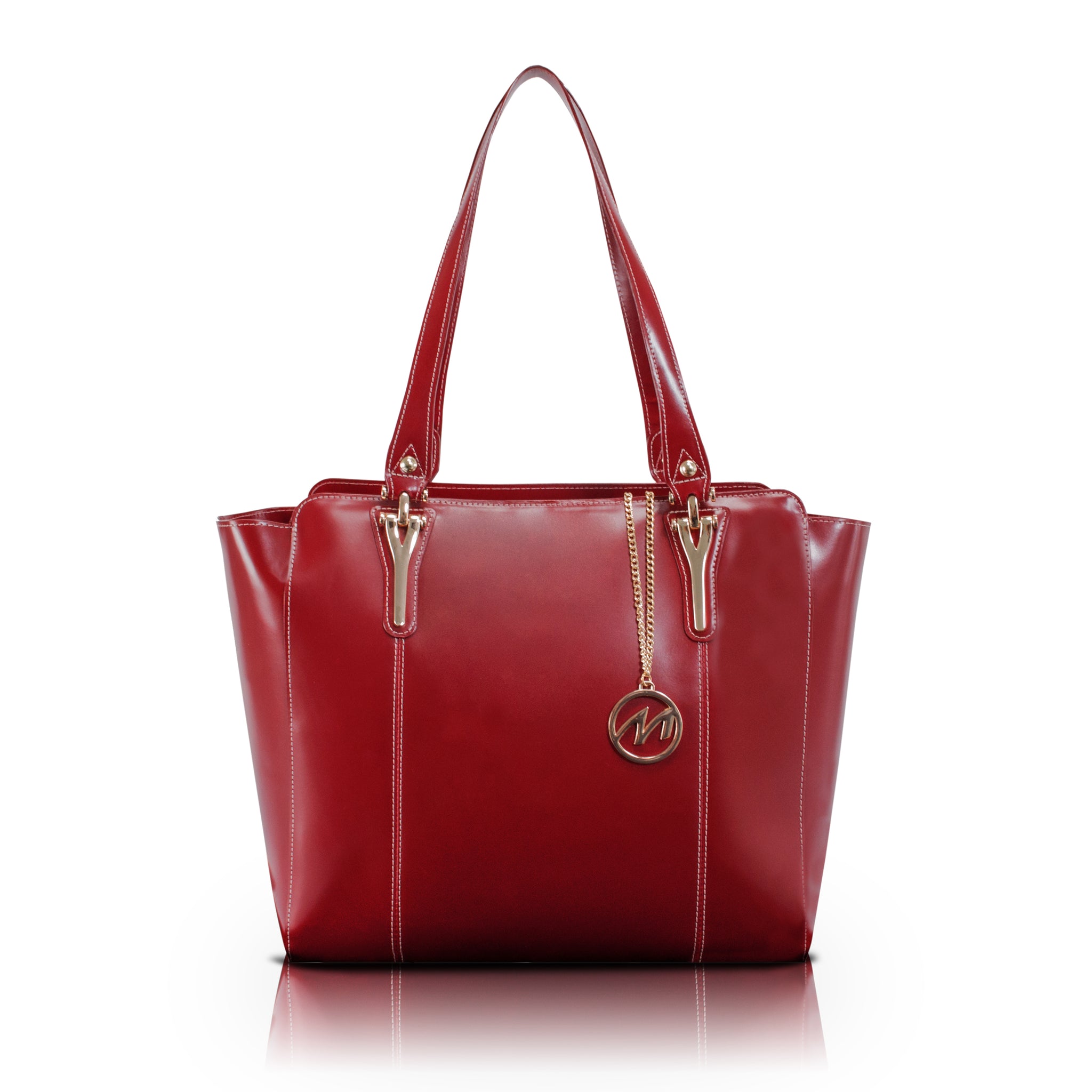 Durable Leather Tablet Tote Bag