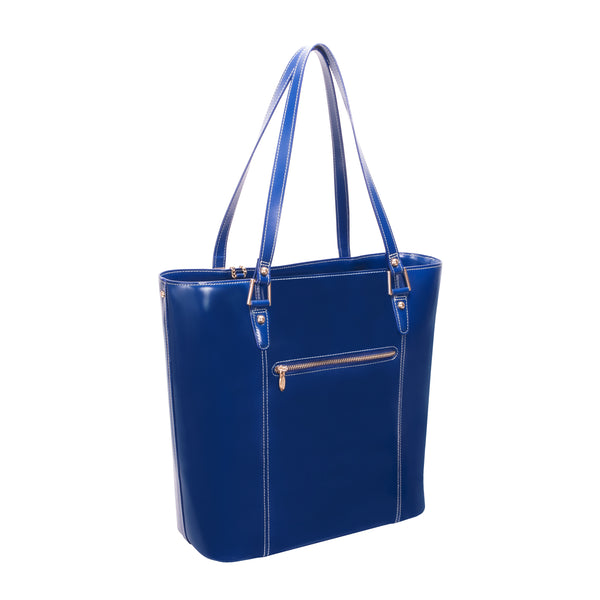 Sophisticated Blue Tablet Tote Bag