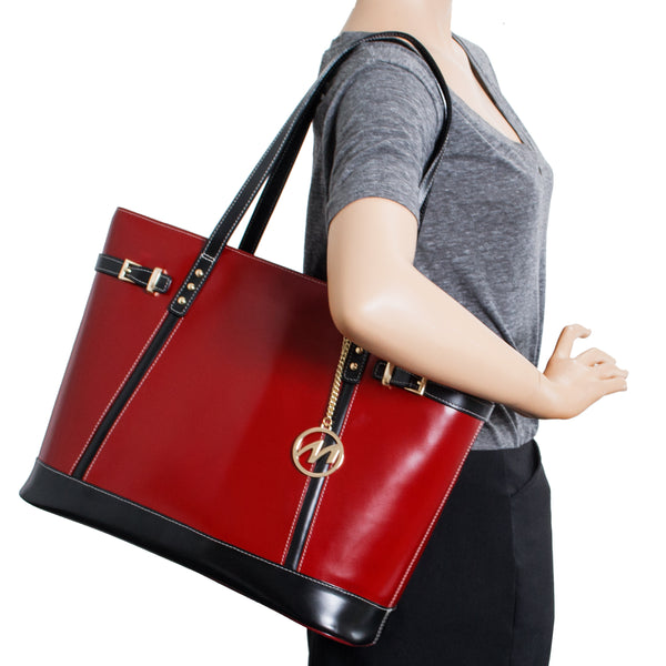 SERAFINA | Leather Tablet Tote