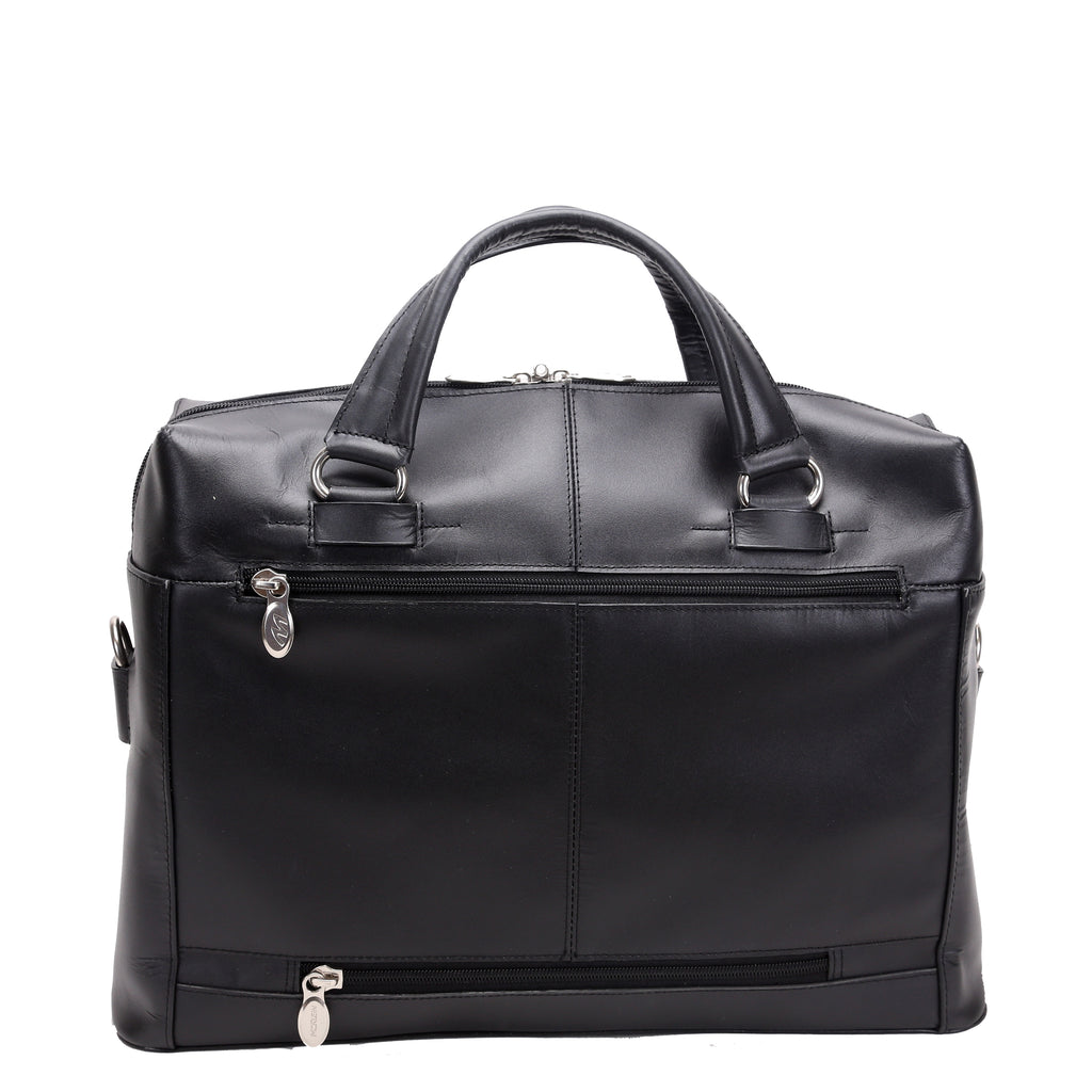 S88815 (Black) Leather Laptop Briefcase – McKleinUSA