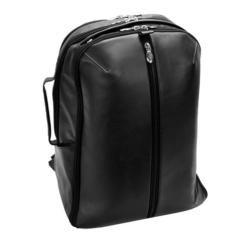 S88895 (Black) Leather Computer Bag